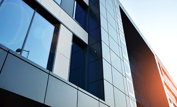 logo of a modern design representing twelve innovative solutions and services