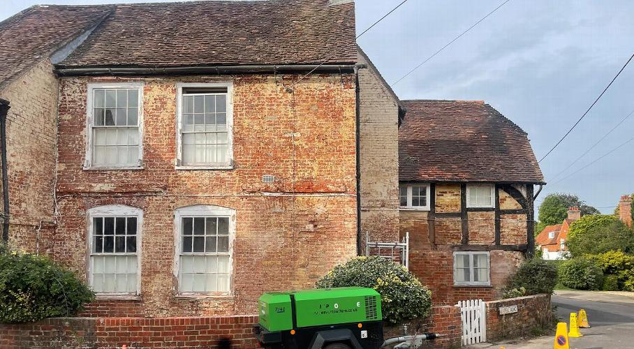 Exterior Paint Removal Explained: How Removing Masonry Paint Protects Brickwork, Prevents Damp and Improves Long-Term Building Health Painting brickwork may seem like a simple cosmetic upgrade, but exterior masonry paint can interfere with how a building naturally manages moisture. Over time, painted brick and stone often experience trapped moisture, frost damage, surface failure and even hidden structural decay.